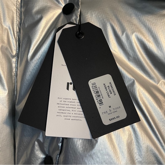 rag & bone Aiden Metallic Puffer - Picture 3 of 3